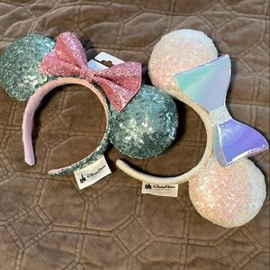 Sequined Disney Ears- Great Condition!